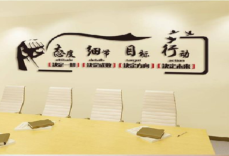 咸丰企业文化墙主要展示什么？