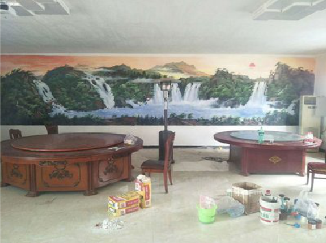 咸丰墙绘-写实风景