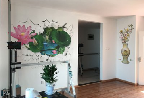 咸丰墙体彩绘相比墙纸的优势。