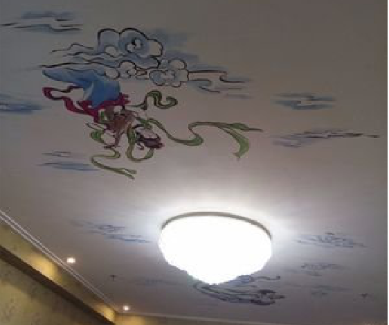 咸丰如何快速绘制天花板上的手绘墙？