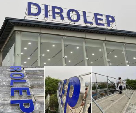 咸丰楼顶发光字安装的注意事项。